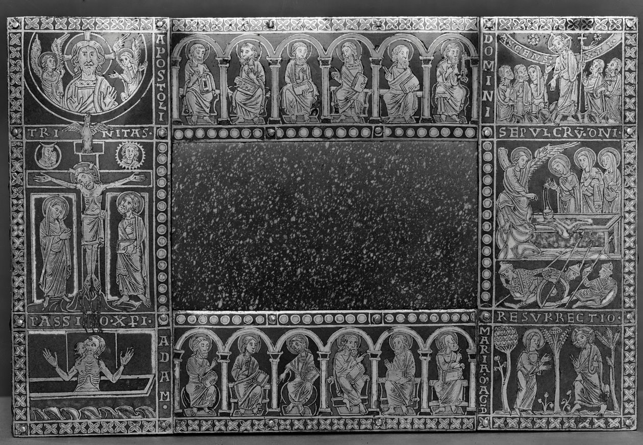 Tragbarer Altar des Heiligen Mauritius von Eilbertus of Cologne (fl.1129 60)
