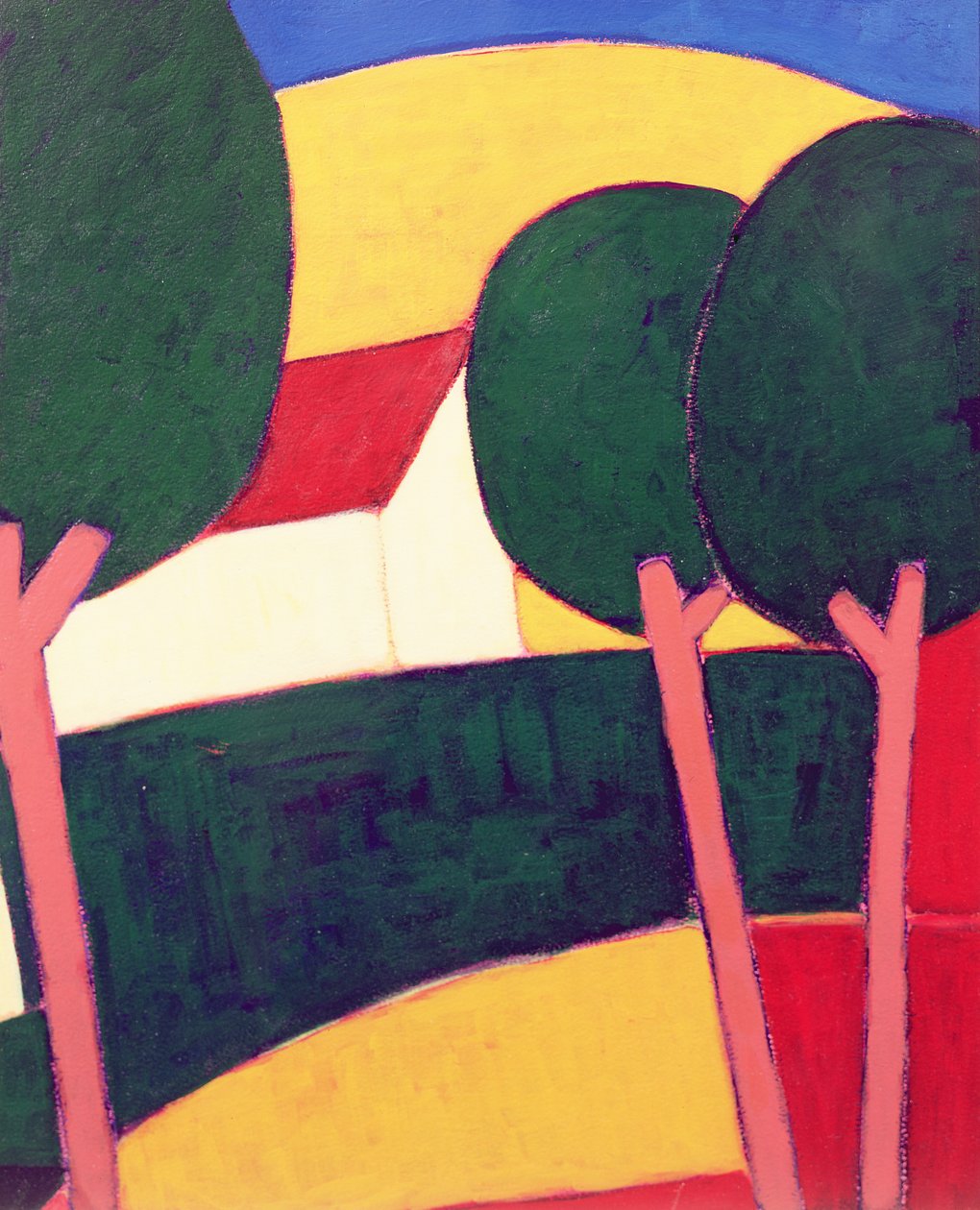 Provenzalische Landschaft, 1997 von Eithne Contemporary Artist Donne
