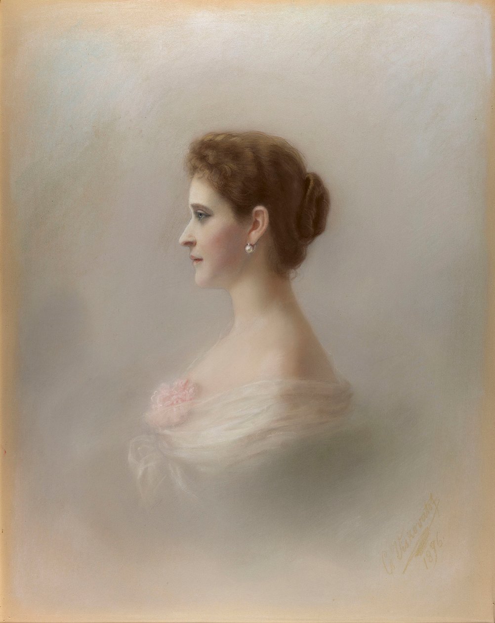 Porträt von Großfürstin Elisabeth Fjodorowna, Prinzessin Elisabeth von Hessen und bei Rhein von Ekaterina Ieronimovna Viskovatova