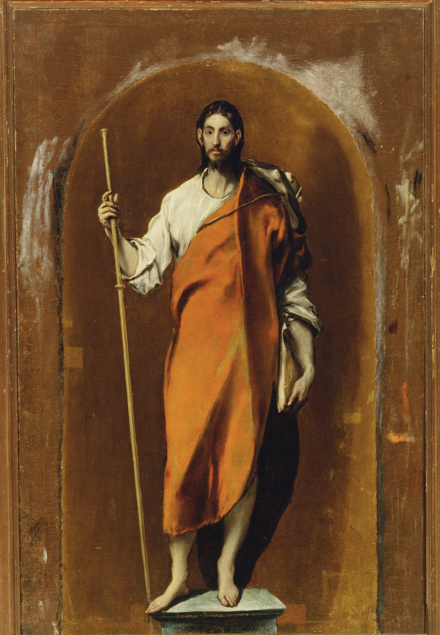 Der Heilige Jakobus, Apostel und Pilger von El (1541-1614) Greco