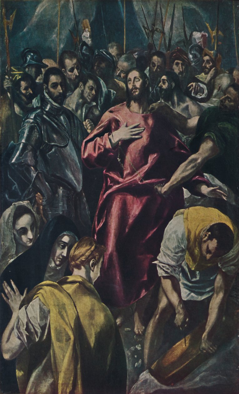 Espolio Entkleidung Christi, um 1577-1579, 1938 von El Greco