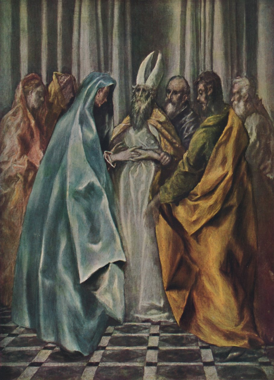 Mariae Verlobnis, Die Verlobung der Jungfrau, um 1600-1614, 1938 von El Greco