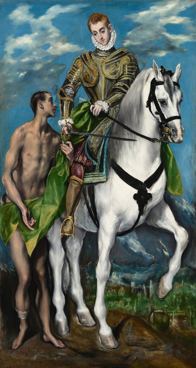 Heiliger Martin und der Bettler von El Greco
