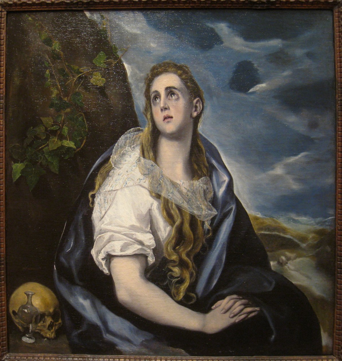 Magdalena penitente (El Greco, Worcester) von El Greco