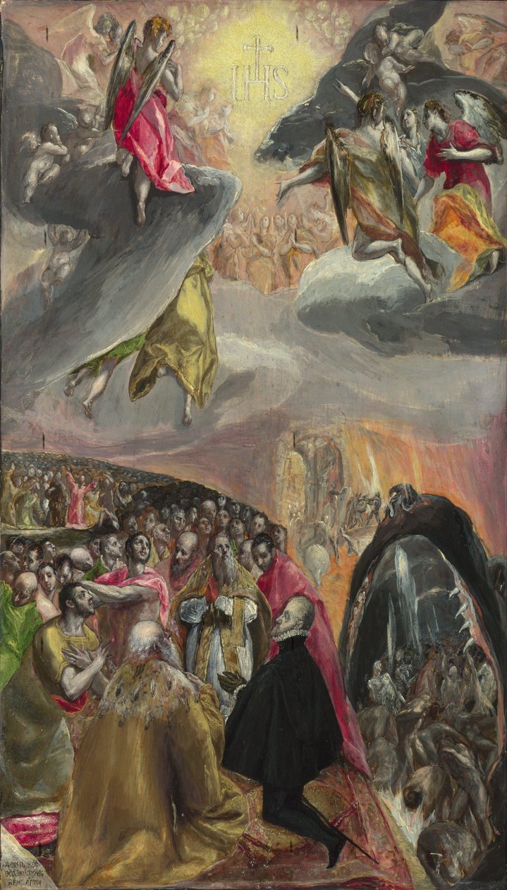Die Anbetung des Namens Jesu von El Greco