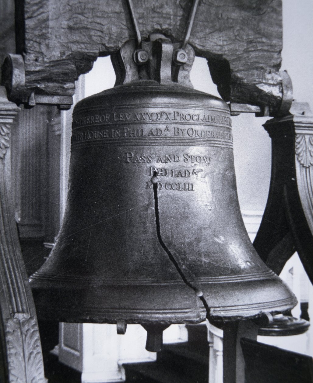 Die Freiheitsglocke, gegossen 1752 von Nicolas d