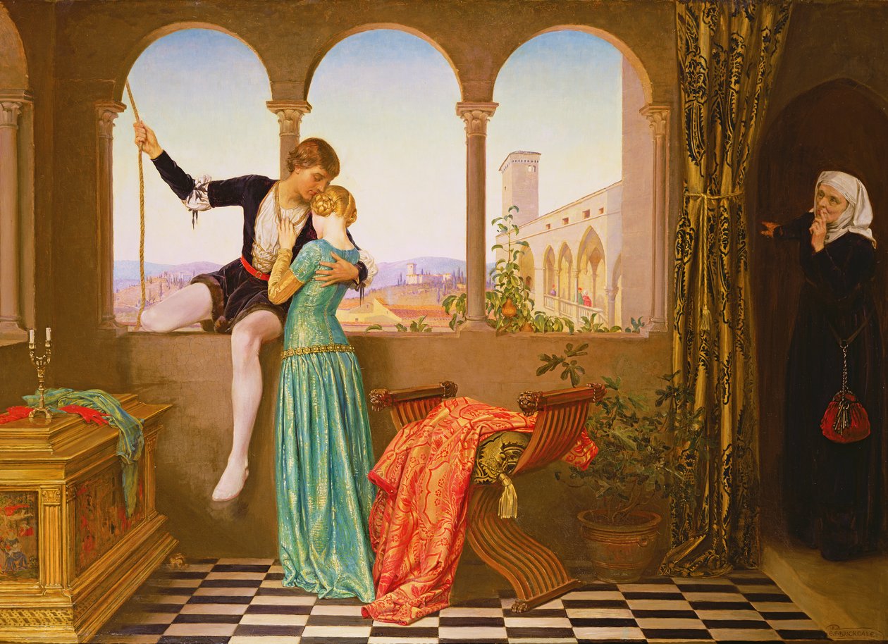Leb wohl - ein Kuss, und ich steige hinab von Eleanor Fortescue Brickdale