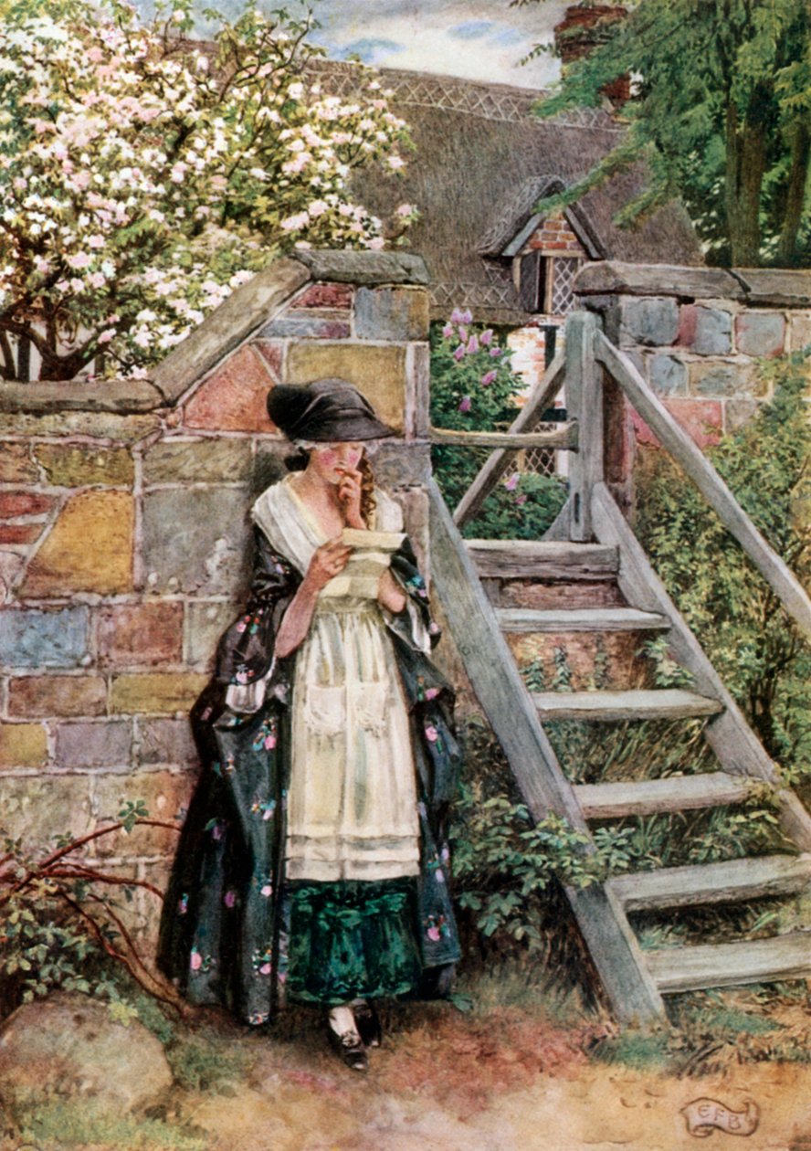 Olivia. Goldsmith. Der Pfarrer von Wakefield von Eleanor Fortescue-Brickdale