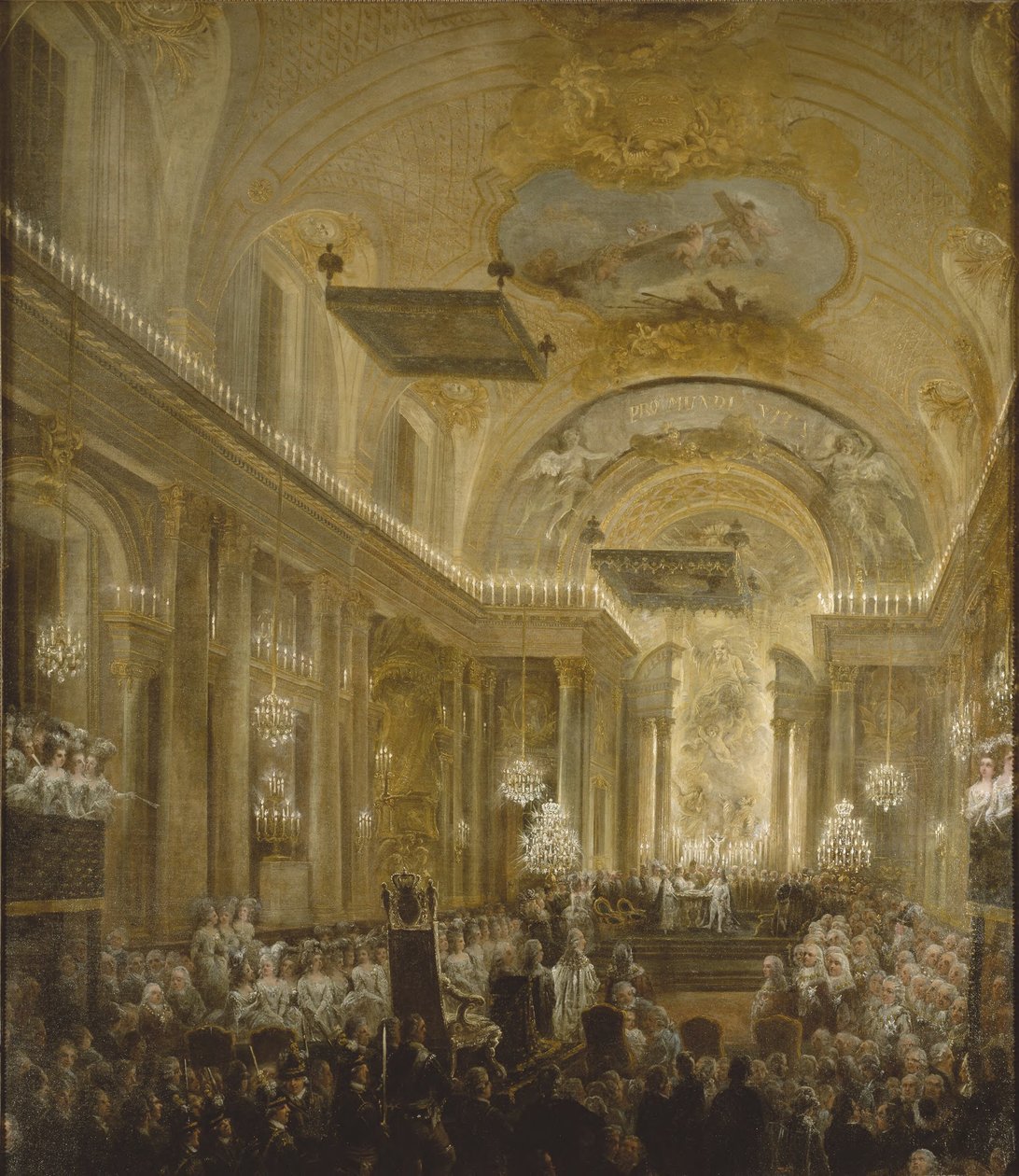 Die Taufe von Karl Gustav, Herzog von Småland von Elias Martin