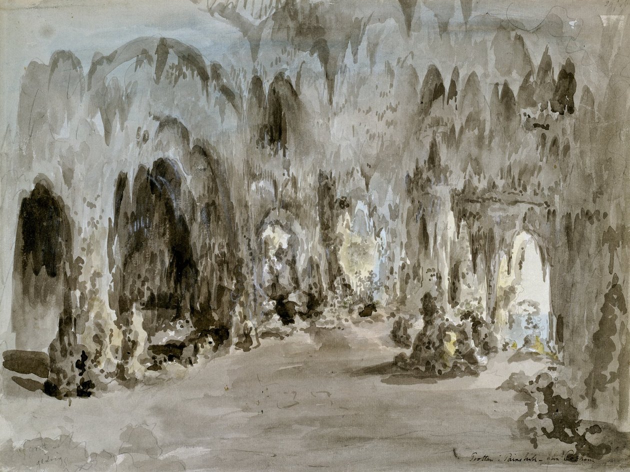 Die Grotte in Painshill von Elias Martin