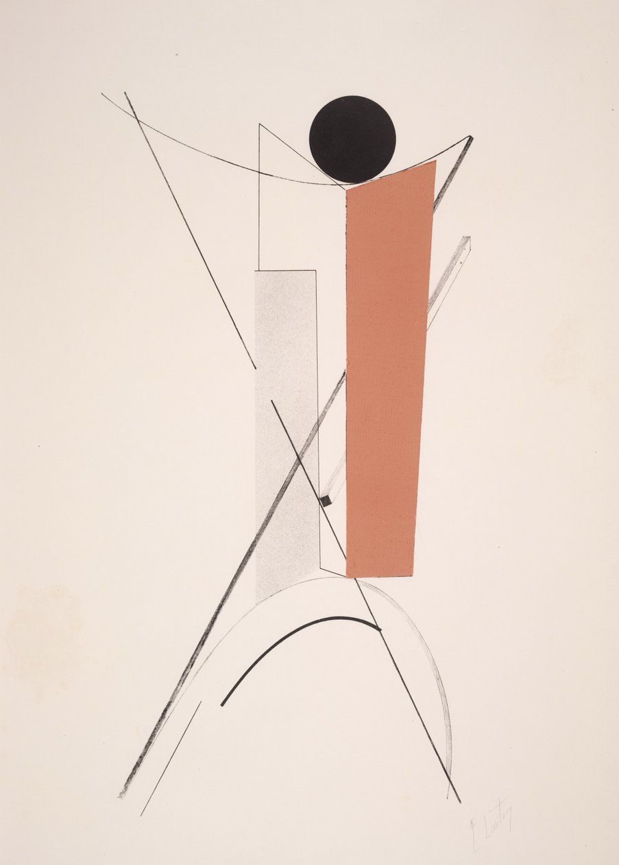 Ohne Titel von Eliezer Markowich Lissitzky