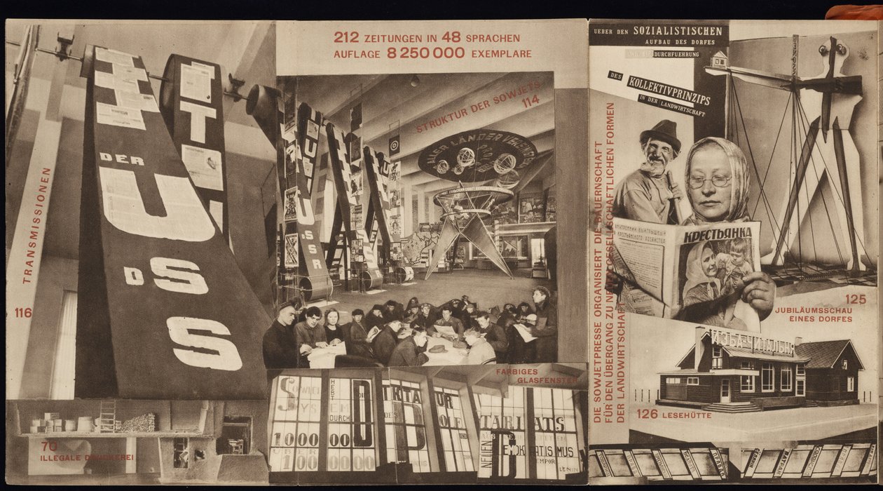 UdSSR. Katalog des sowjetischen Pavillons auf der Internationalen Presseausstellung, Köln, 1928 von Eliezer Markowich Lissitzky