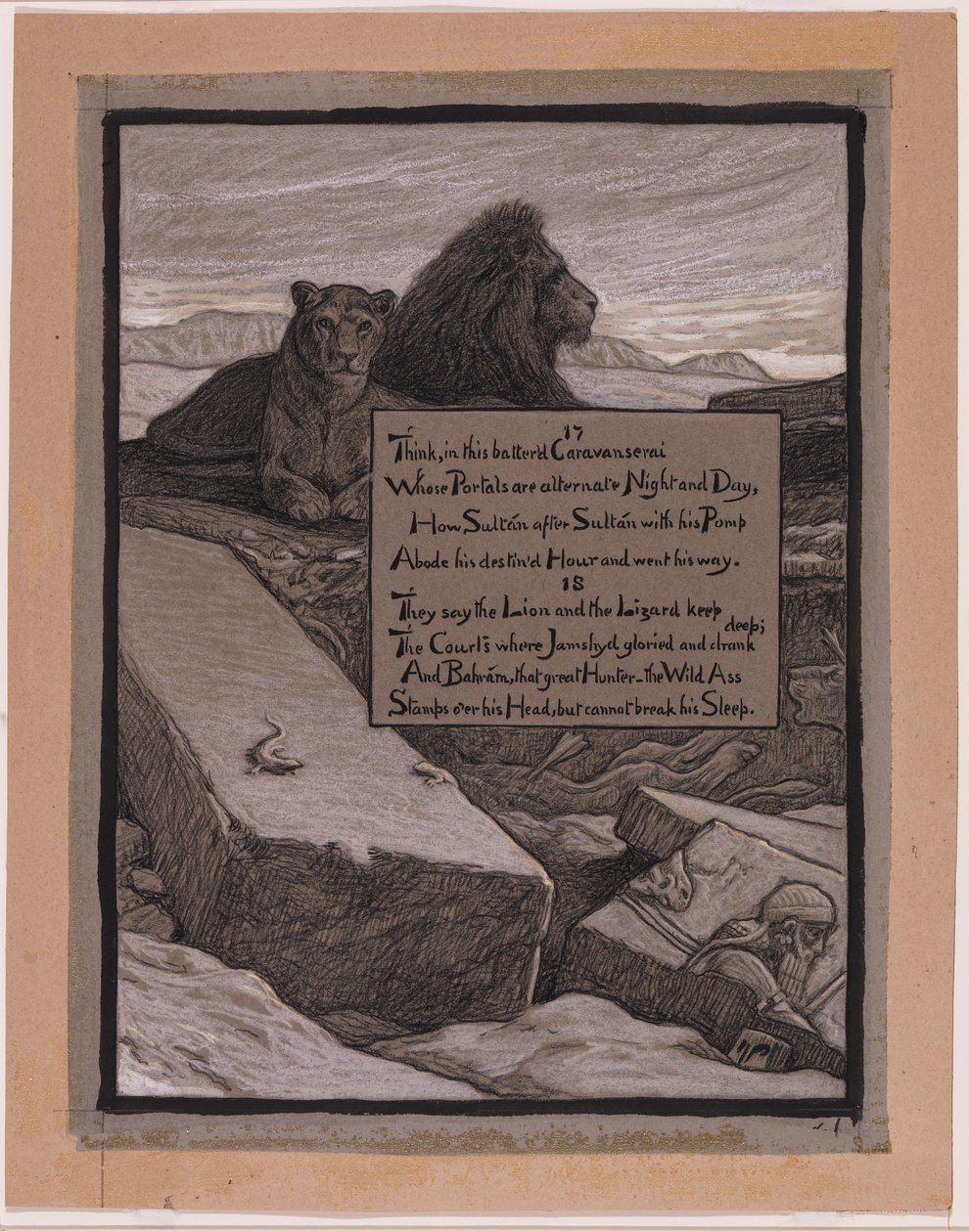 (Illustration für Rubáiyát von Omar Khayyám) Höfe von Jamshyd von Elihu Vedder