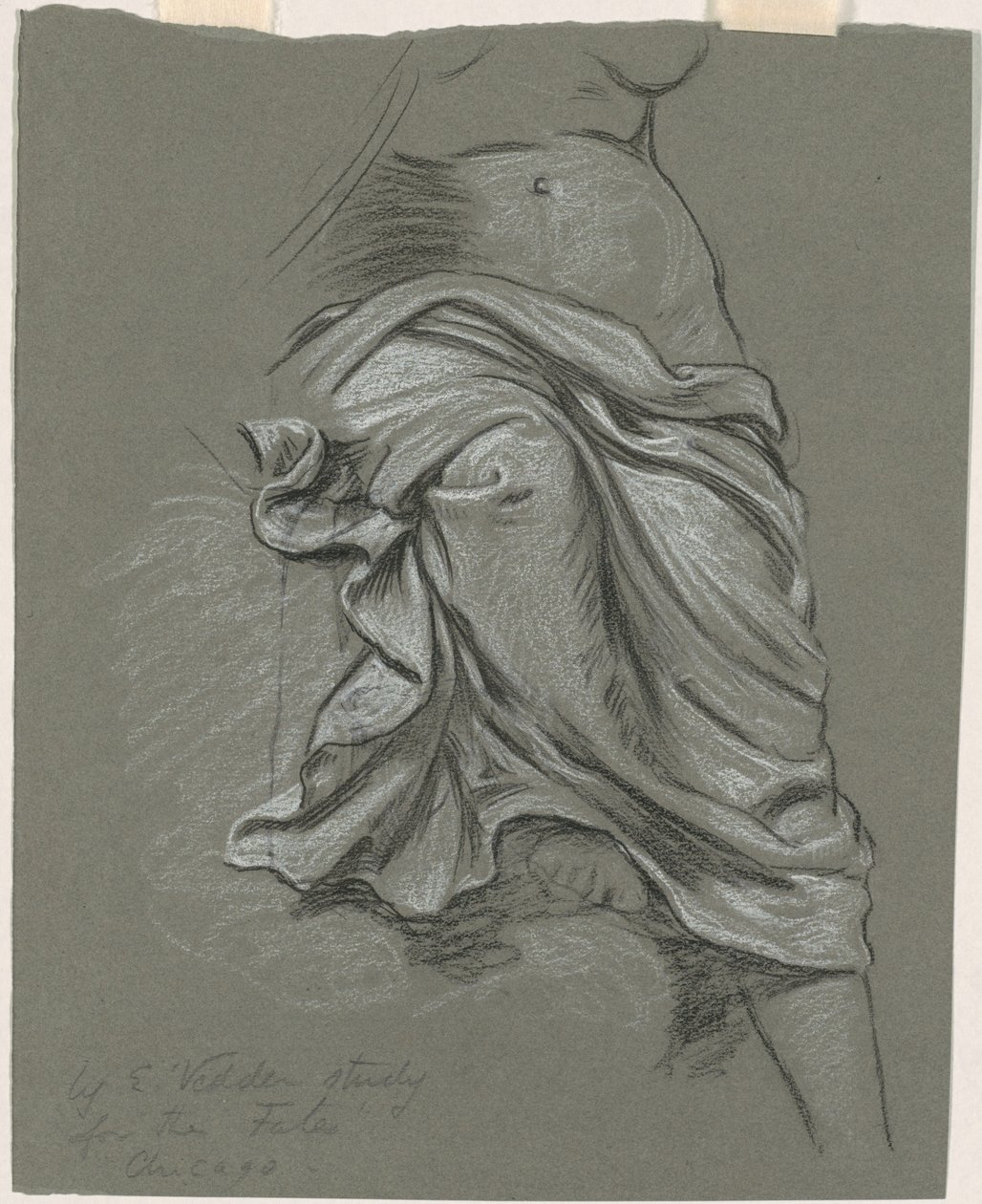 Studie für "Die Schicksale sammeln die Sterne" von Elihu Vedder