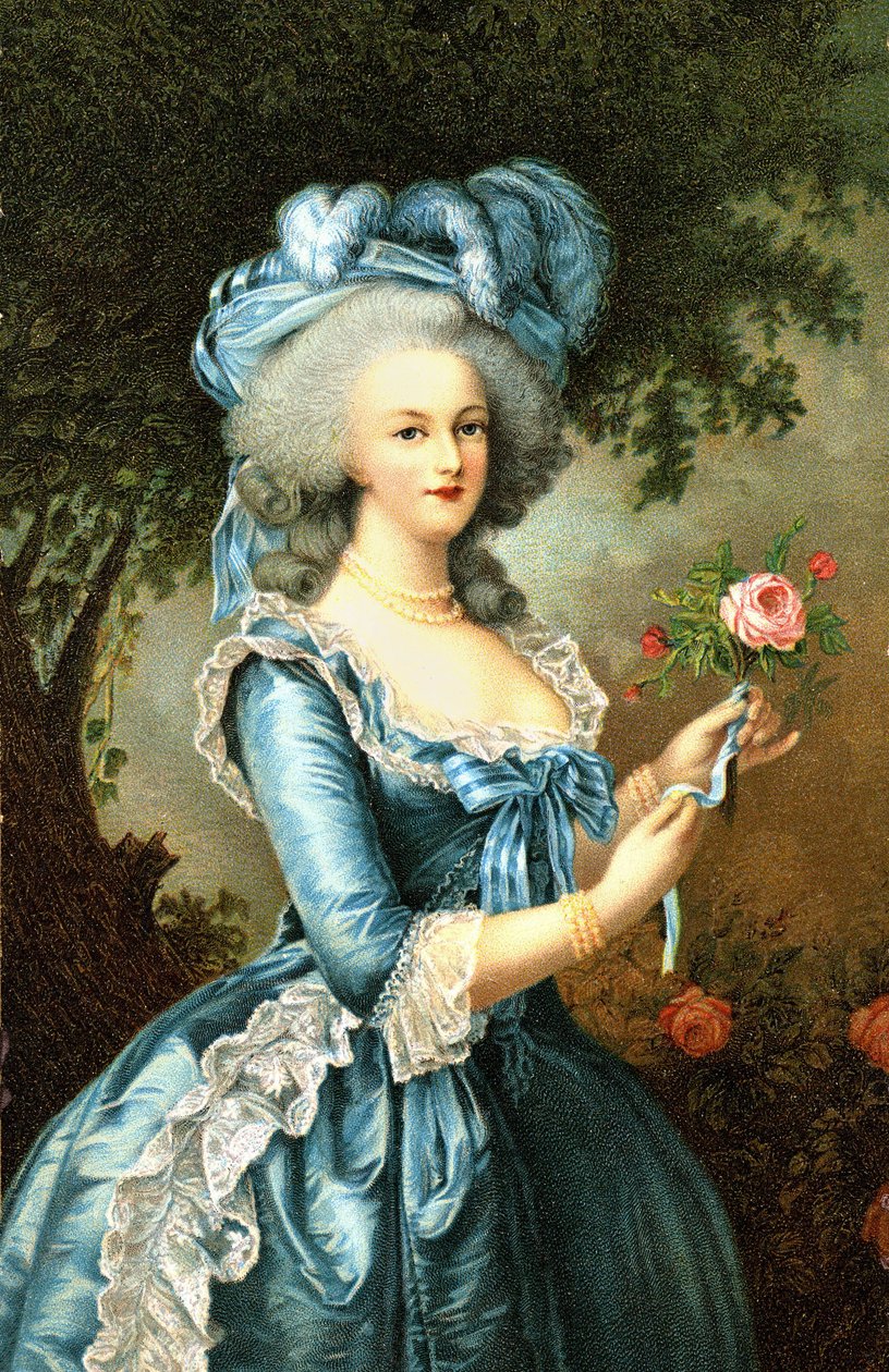 Porträt von Königin Marie Antoinette (1755-1793) von Elisabeth Louise (after) Vigee-Lebrun