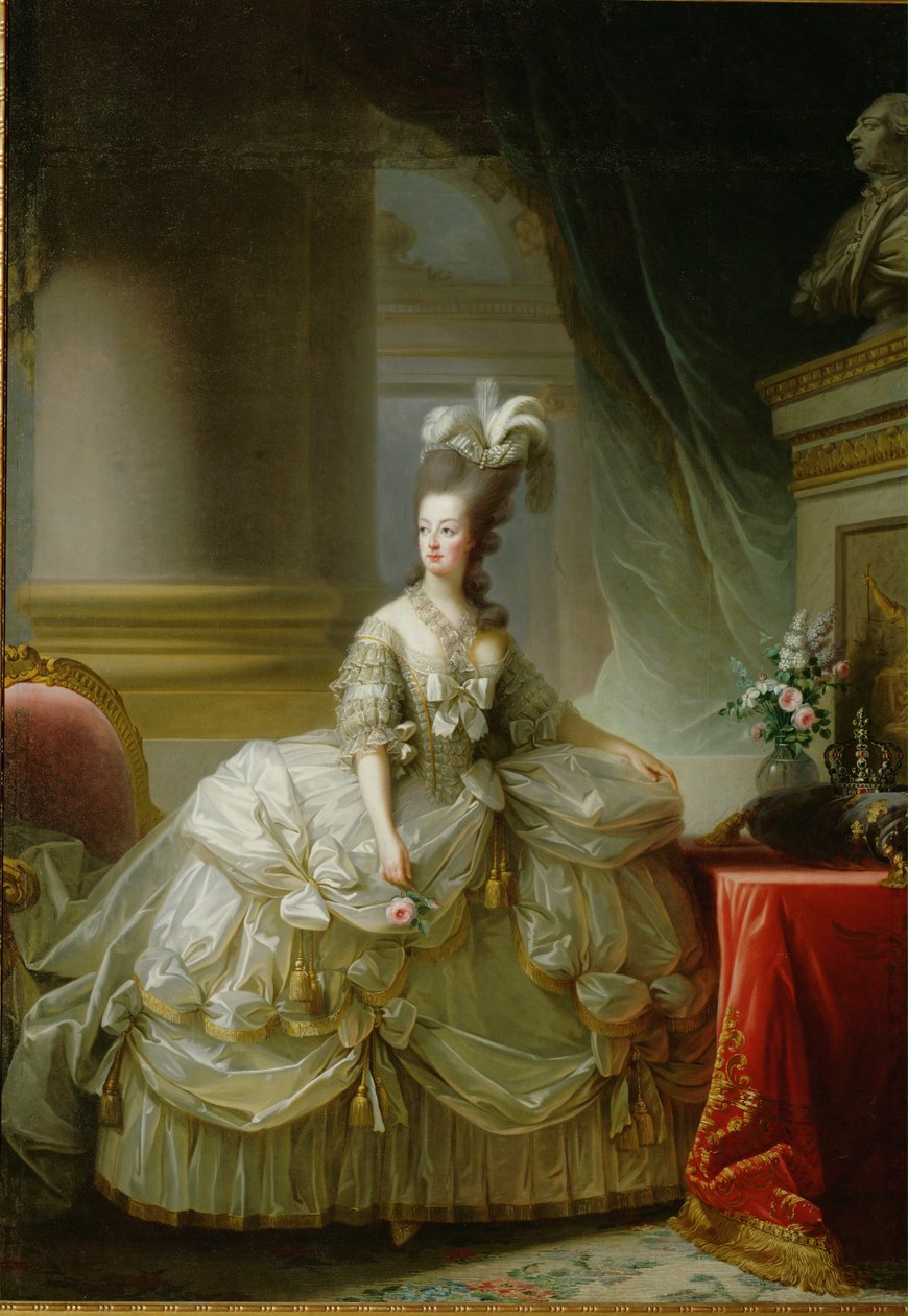 Marie Antoinette, Erzherzogin, Königin von Frankreich, Tochter von Kaiserin Maria Theresia, Schwester von Kaiser Joseph II von Elisabeth Louise Vigee-Lebrun