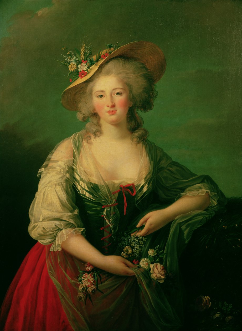 Elisabeth von Frankreich (1764-94), genannt Madame Elisabeth, ca. 1782 von Elisabeth Louise Vigee Lebrun