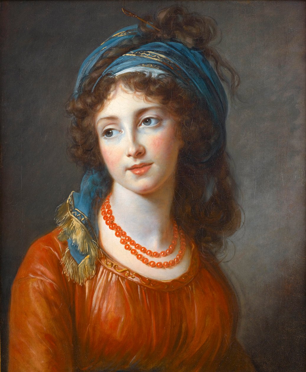 Porträt von Aglae de Gramont, geborene de Polignac (1768-1812) von Elisabeth Louise Vigee Lebrun