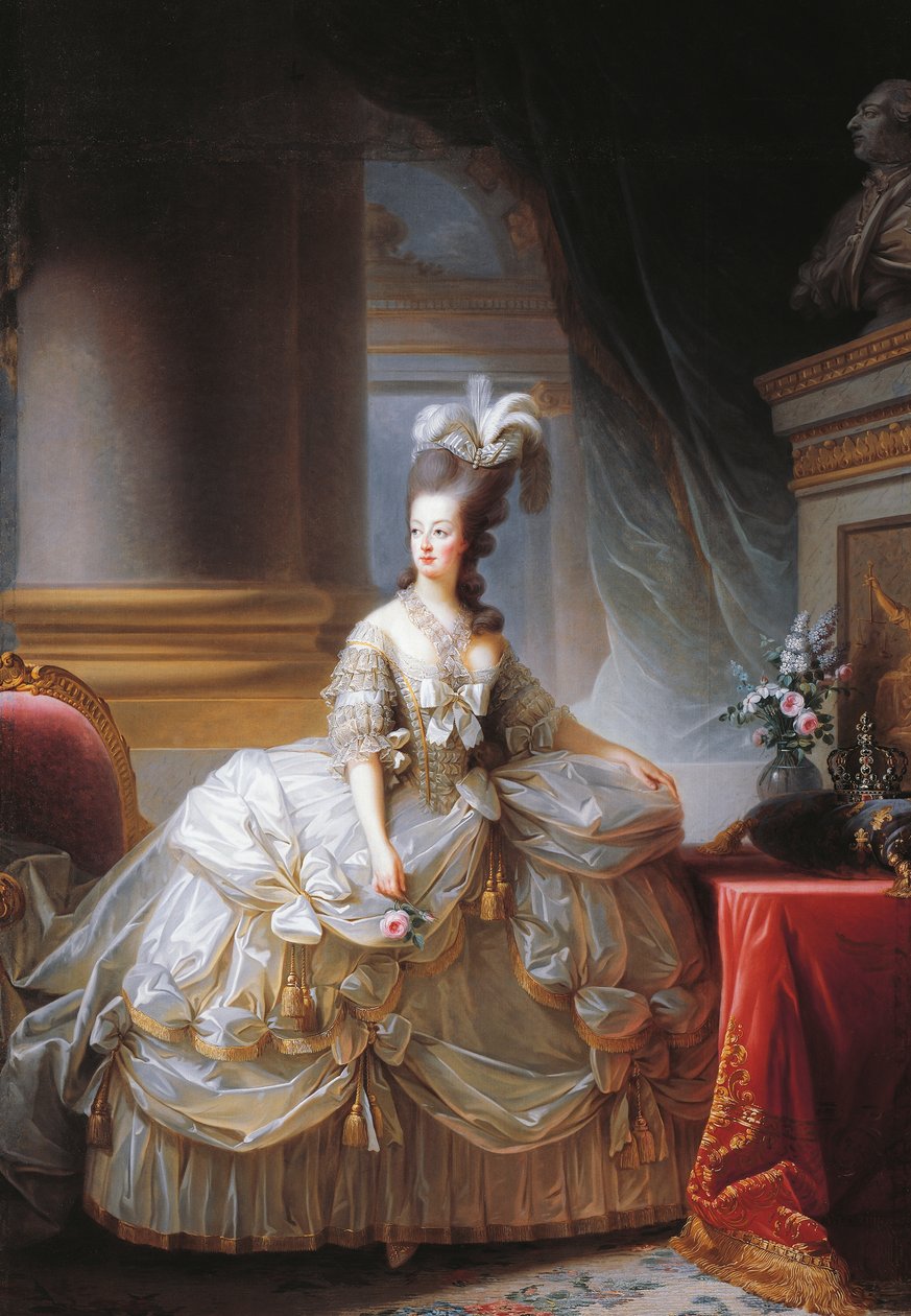 Porträt von Marie Antoinette von Elisabeth Louise Vigee Lebrun
