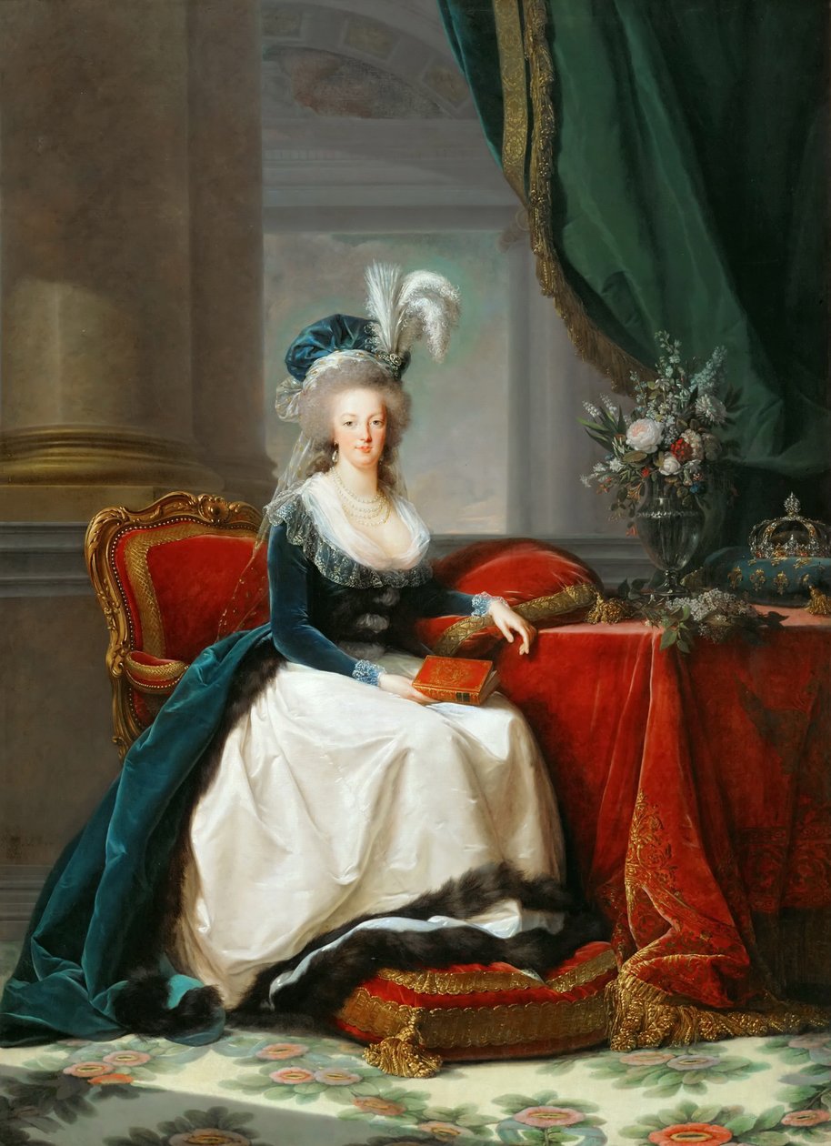 Porträt von Königin Marie Antoinette von Frankreich 1755-1793, ca. 1788 von Elisabeth Louise Vigee Lebrun