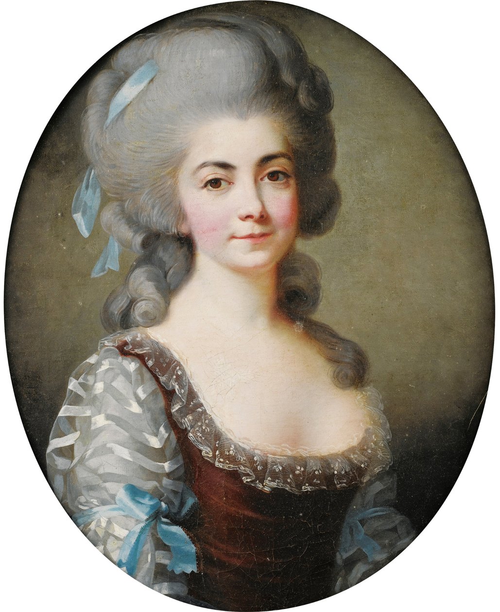 Porträt der Opernsängerin Antoinette Saint-Huberty 1756-1812, ca. 1780 von Elisabeth Louise Vigee Lebrun