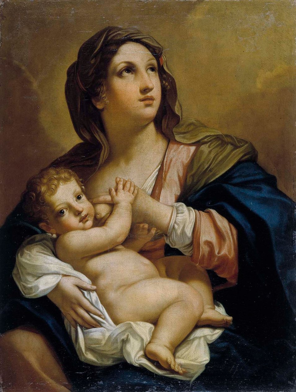 Jungfrau und Kind von Elisabetta Sirani