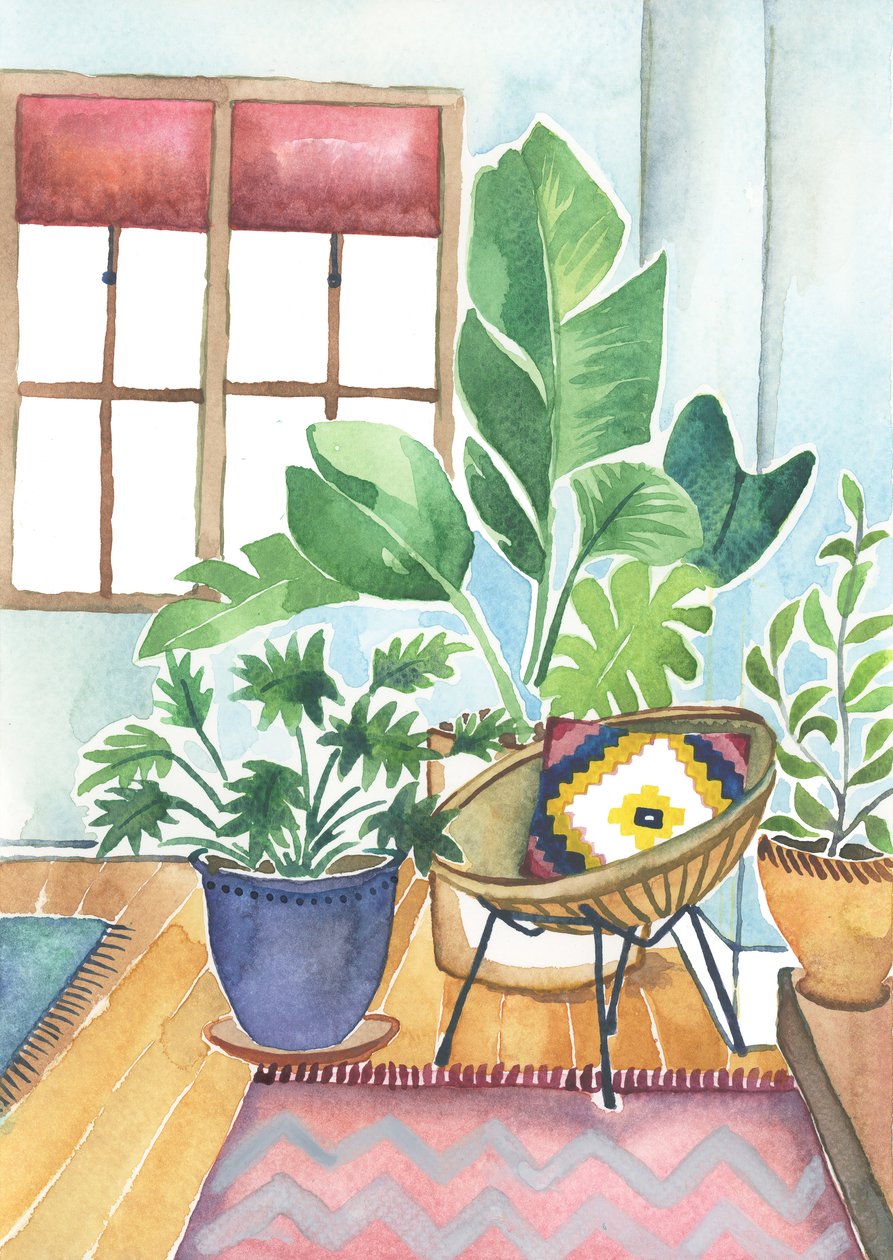 Zimmerpflanzen, 2018 von Elizabeth Rider