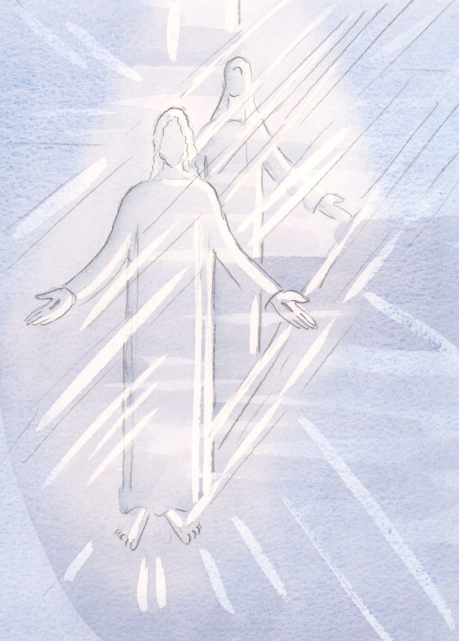 Die heilige Mutter Christi erlebte seine Leiden; und sein ganzer lieber Körper, jetzt verwundet, war aus ihrem Fleisch gekommen von Elizabeth Wang