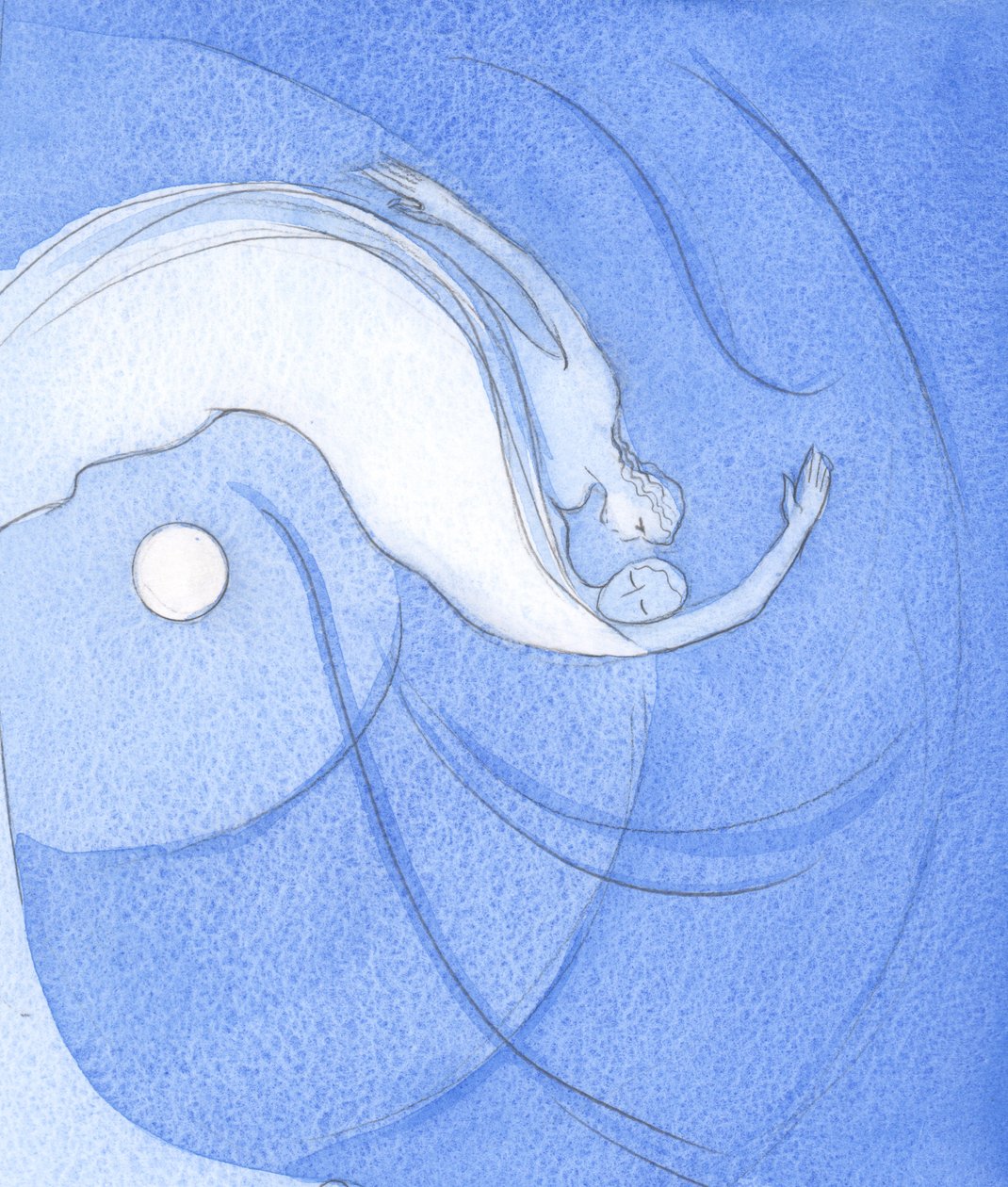 In unserer Vereinigung mit Gott sind wir wie Kinder, die durch das Universum springen, Liebende, die spielen, Welpen, die herumtollen, 2002 von Elizabeth Wang