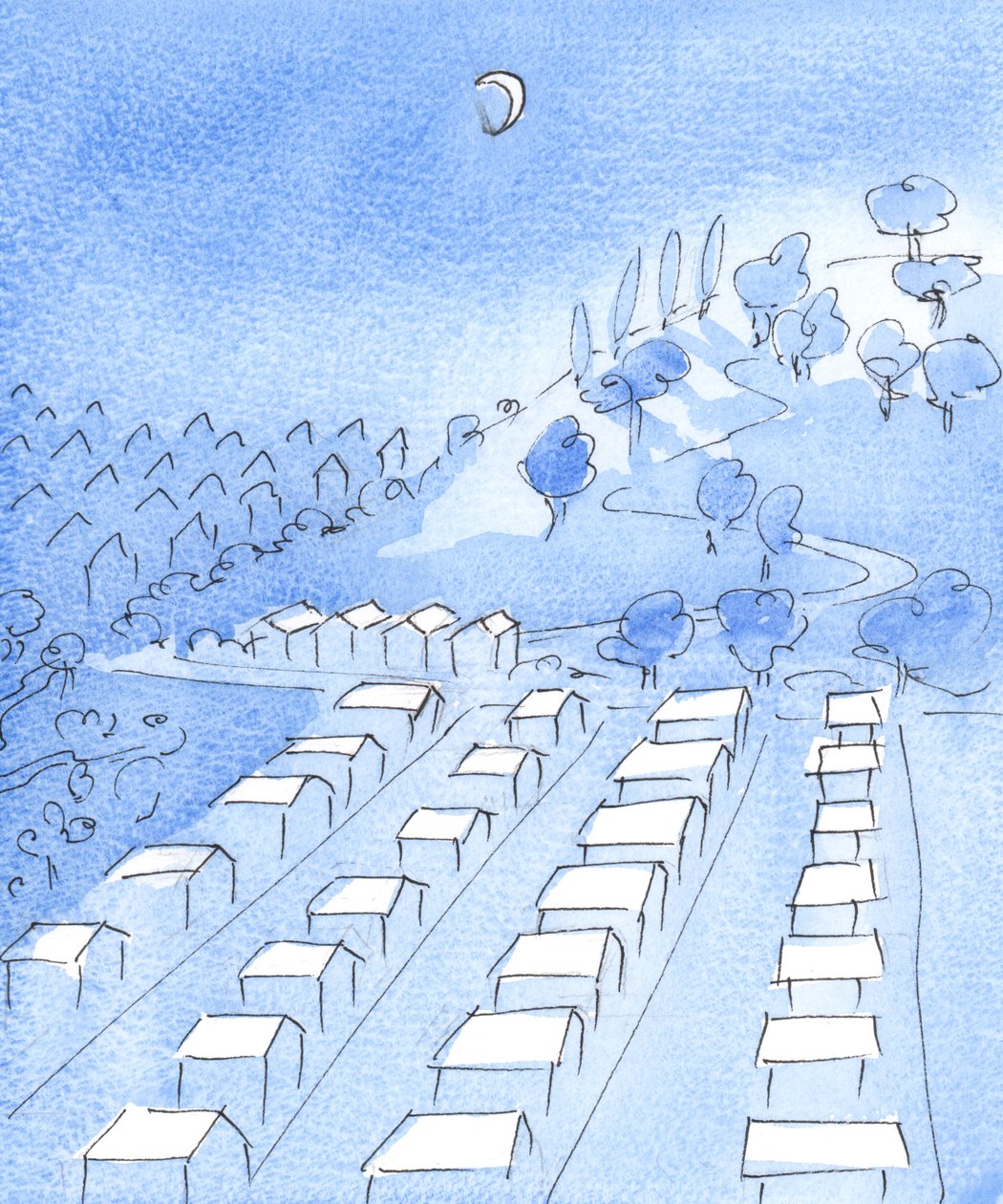 Im Krieg schlichen sich einige Menschen im Dunkeln aus einer Stadt, um sich den Partisanen in den Hügeln anzuschließen und für Gerechtigkeit und die Niederlage böser Eroberer zu kämpfen, 2004 von Elizabeth Wang