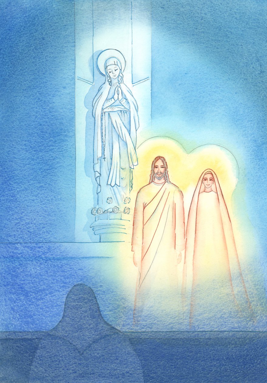 Es gefiel Jesus, seine Mutter Maria mit ihm in die Marienkapelle zu bringen und mir zu zeigen, was ich glaube. von Elizabeth Wang