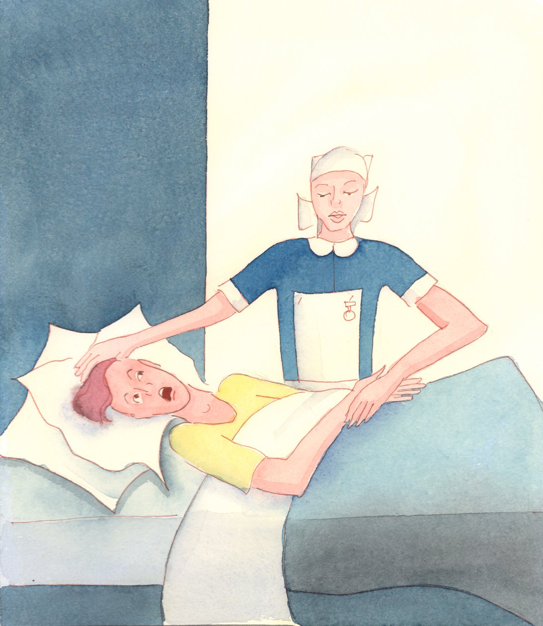 So wie ein sterbender Sünder (durch Gottes Gnade) durch den Besuch einer wohltätigen Person, wie einer Krankenschwester, zum Beispiel, vor der Hölle gerettet werden kann, 2005 von Elizabeth Wang