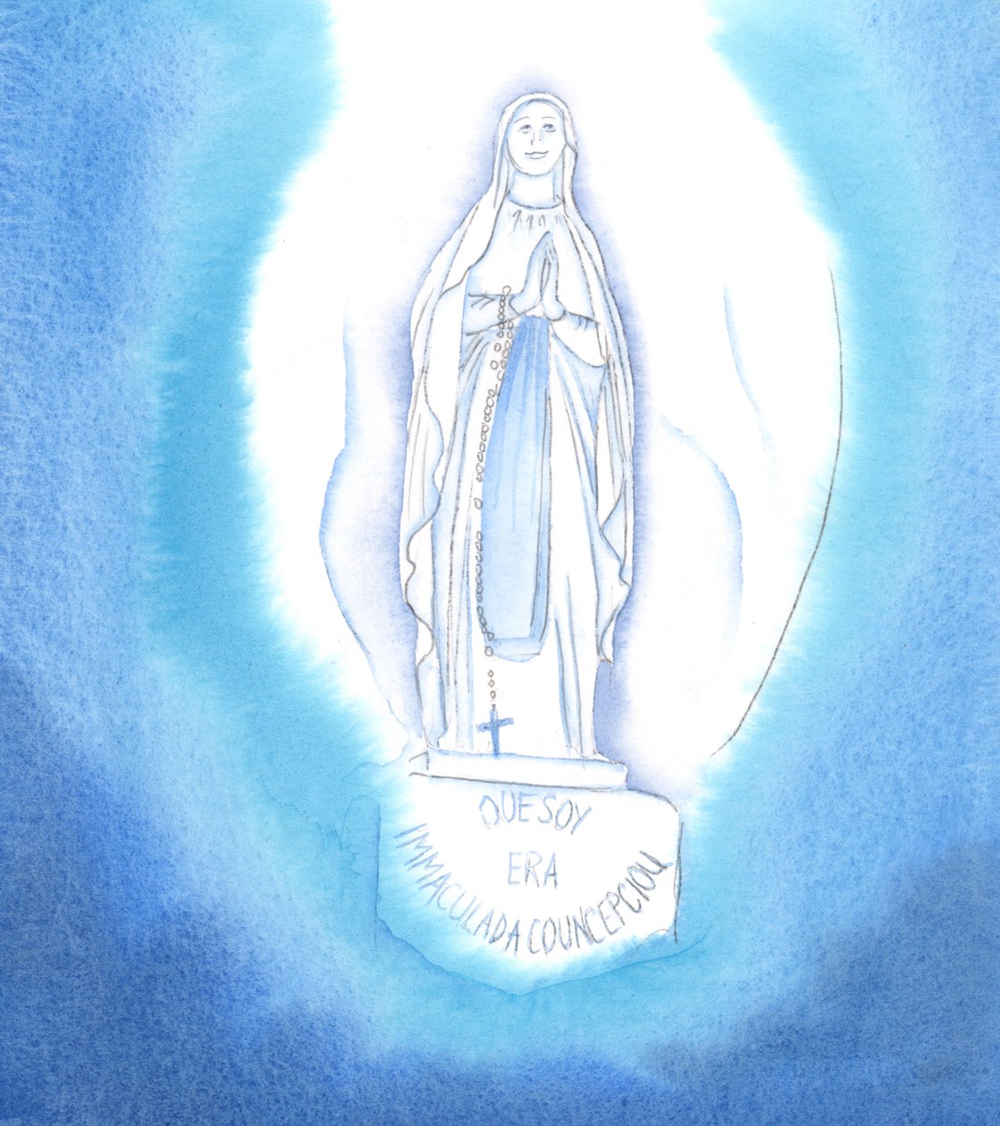 Maria, die unbefleckte Jungfrau Mutter Christi, hat eine Reinheit, die außergewöhnlich ist; und wir, die nicht so rein sind, müssen Buße für unsere Sünden tun, sowie um Hilfe und Vergebung beten von Elizabeth Wang