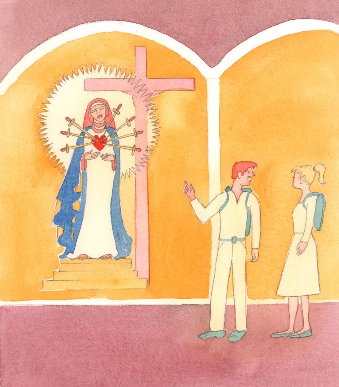 Kein Katholik sollte auf unsere alten christlichen Andachten herabschauen oder auf die anderer christlicher Kulturen, wo die Bildsprache des Glaubens in einer ungewöhnlichen oder ungewohnten Erscheinung gekleidet ist; zum Beispiel Unsere Liebe Frau der Sch von Elizabeth Wang