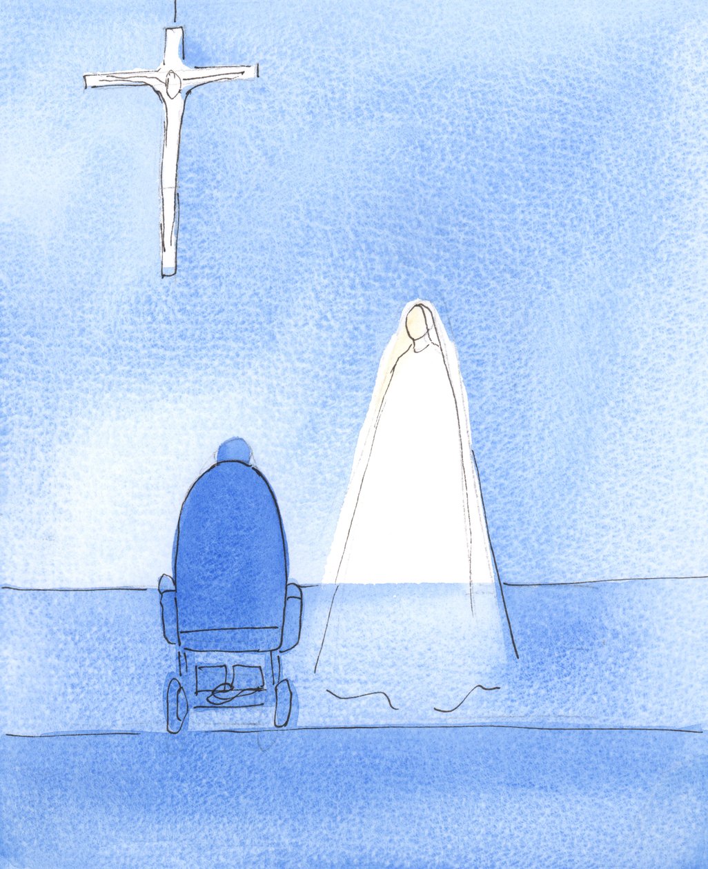 Unsere geliebte Frau kam zu mir in mein Hotelzimmer von Elizabeth Wang