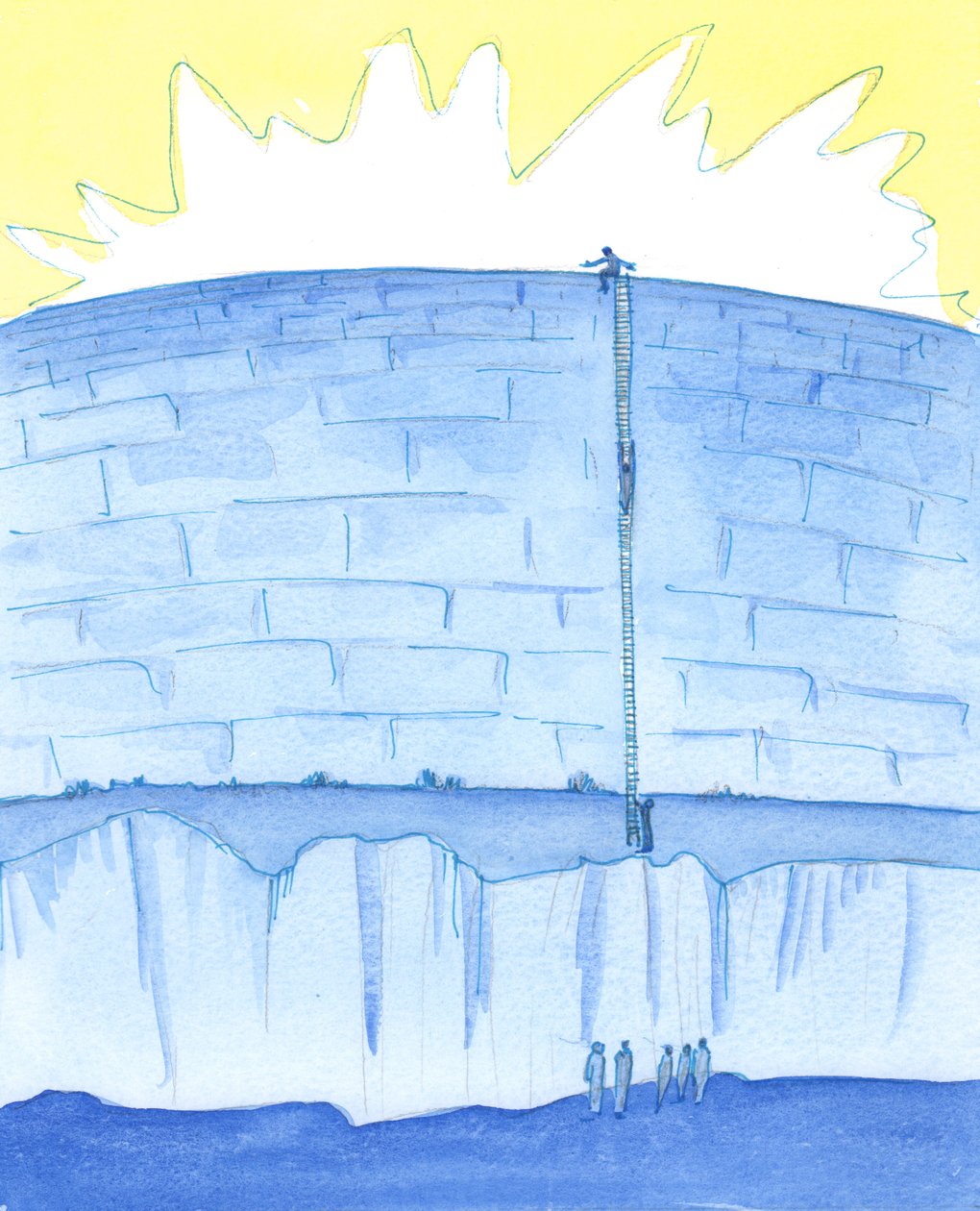 Die Gottheit ist wie eine ummauerte Stadt, 2003 von Elizabeth Wang