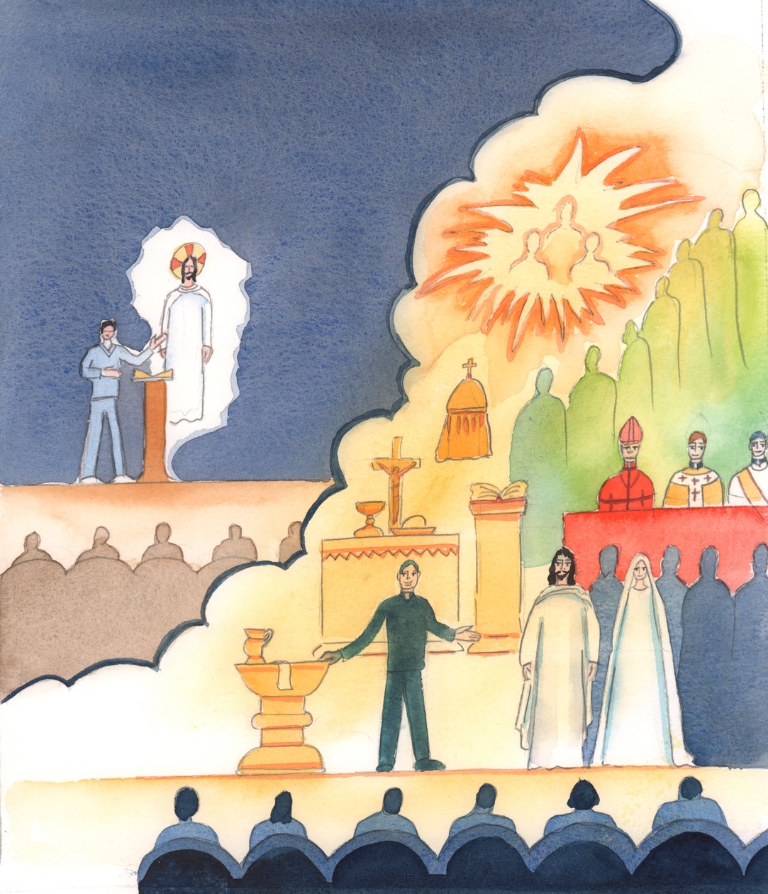 Es gibt öffentliche Vorträge für Interessierte, bei denen Redner von ihrer persönlichen Freundschaft mit Jesus erzählen, die durch das, was sie in der Bibel lesen, gestärkt wird von Elizabeth Wang