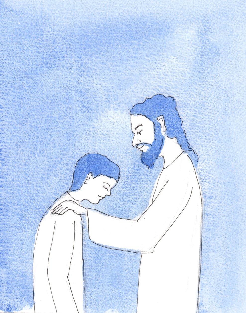Durch die Taufe wird eine Person in eine besondere Beziehung zu Christus gebracht, 2004 von Elizabeth Wang