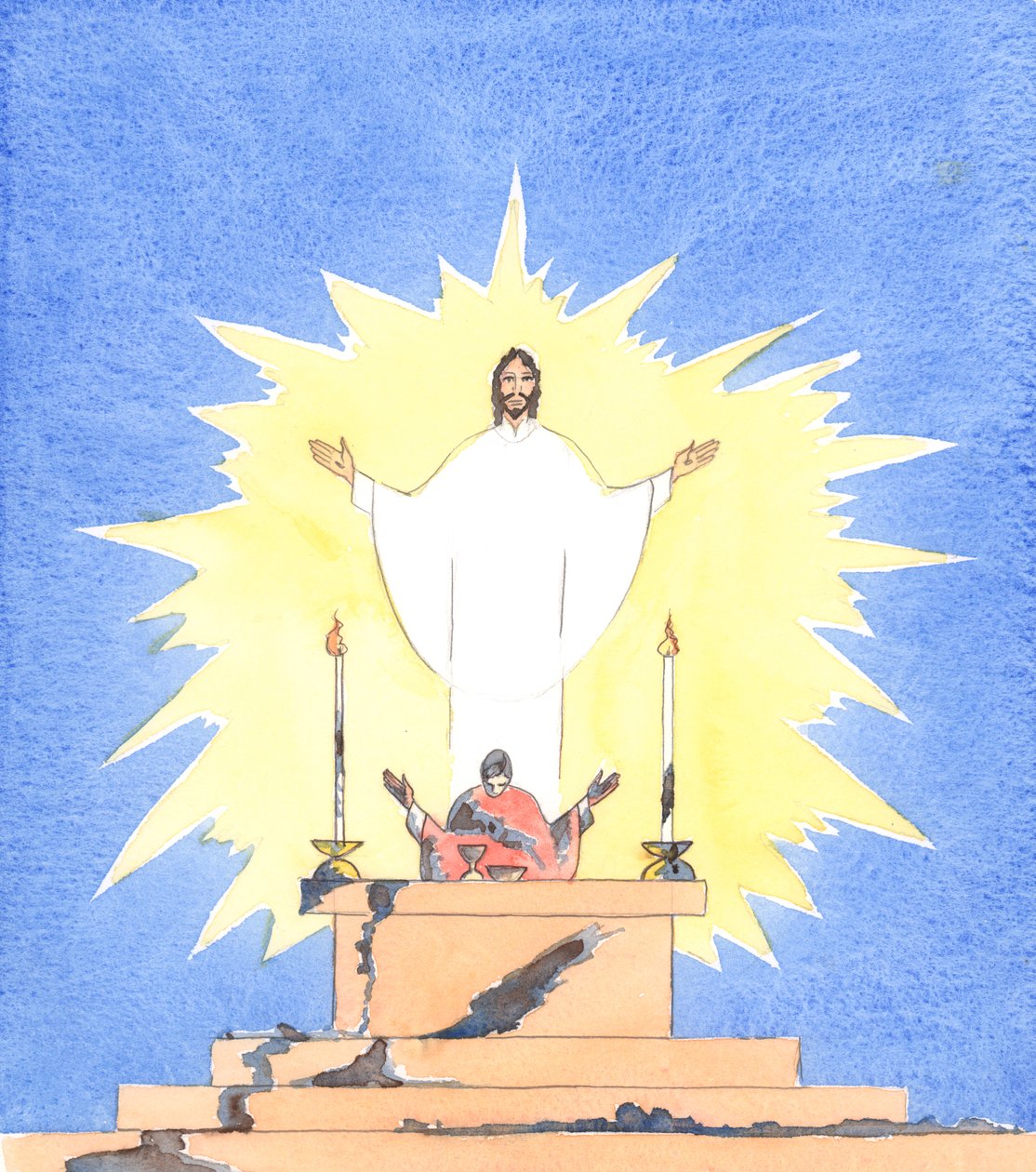 Wenn ein Priester eine schwere Sünde begeht und nicht bereut, ist es, als ob er alles beschmutzt, was er berührt, während er seinen Pflichten nachgeht, 2005 von Elizabeth Wang