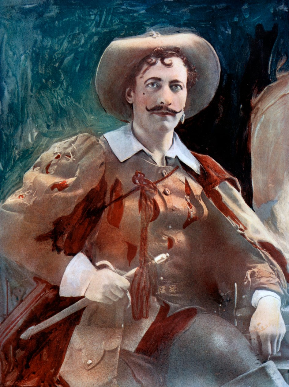 Lewis Waller in Die drei Musketiere, ca. 1902 von Ellis and Walery