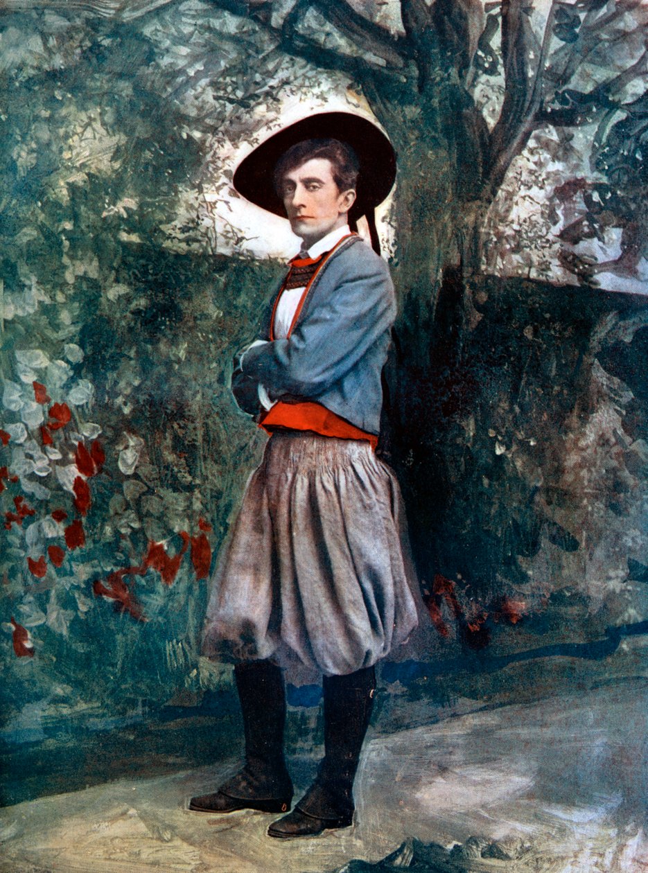 Sir Johnston Forbes-Robertson in Das Sakrament des Judas, um 1902 von Ellis and Walery
