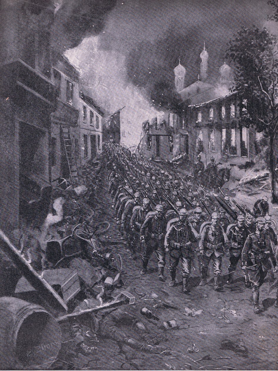 Die Invasion von Brest-Litowski durch deutsche Truppen, aus 