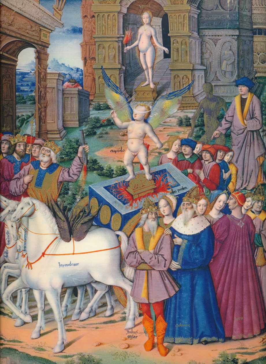 Der Triumph der Liebe, 15. Jahrhundert, 1937 von Emile Aurele van Moe