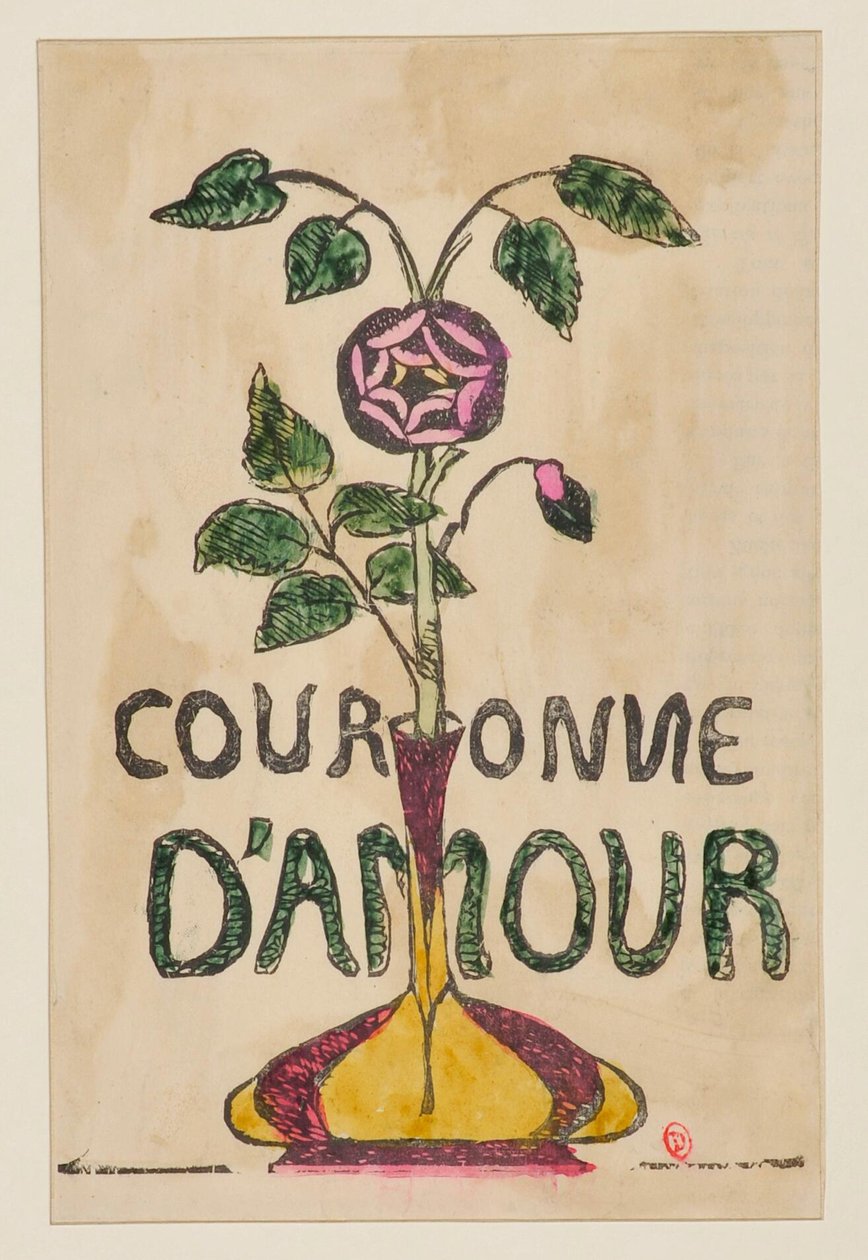 Krone der Liebe [Probe b] von Emile Bernard
