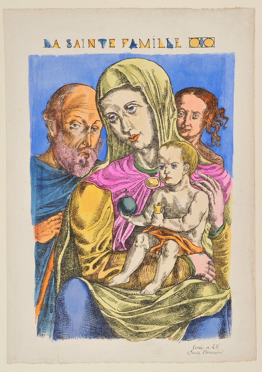 Die Heilige Familie von Emile Bernard