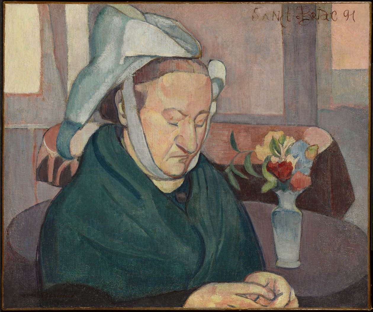 Porträt von Madame Lemasson von Emile Bernard
