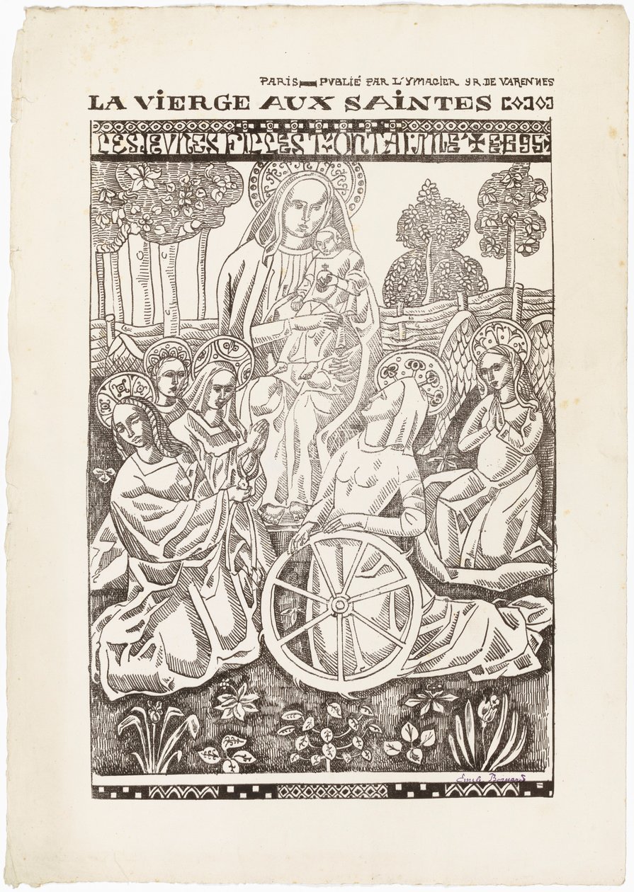 Die Heiligen Jungfrauen von Emile Bernard