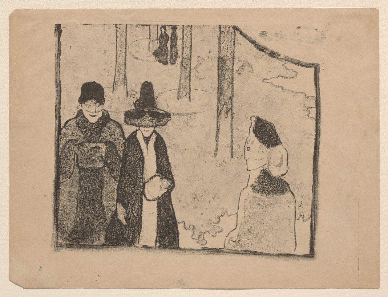 Der Spaziergang von Emile Bernard