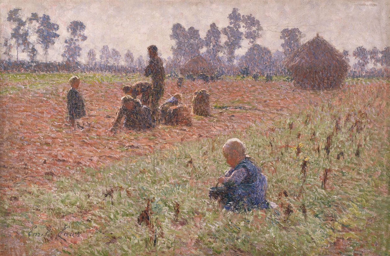 Korn sammeln von Emile Claus
