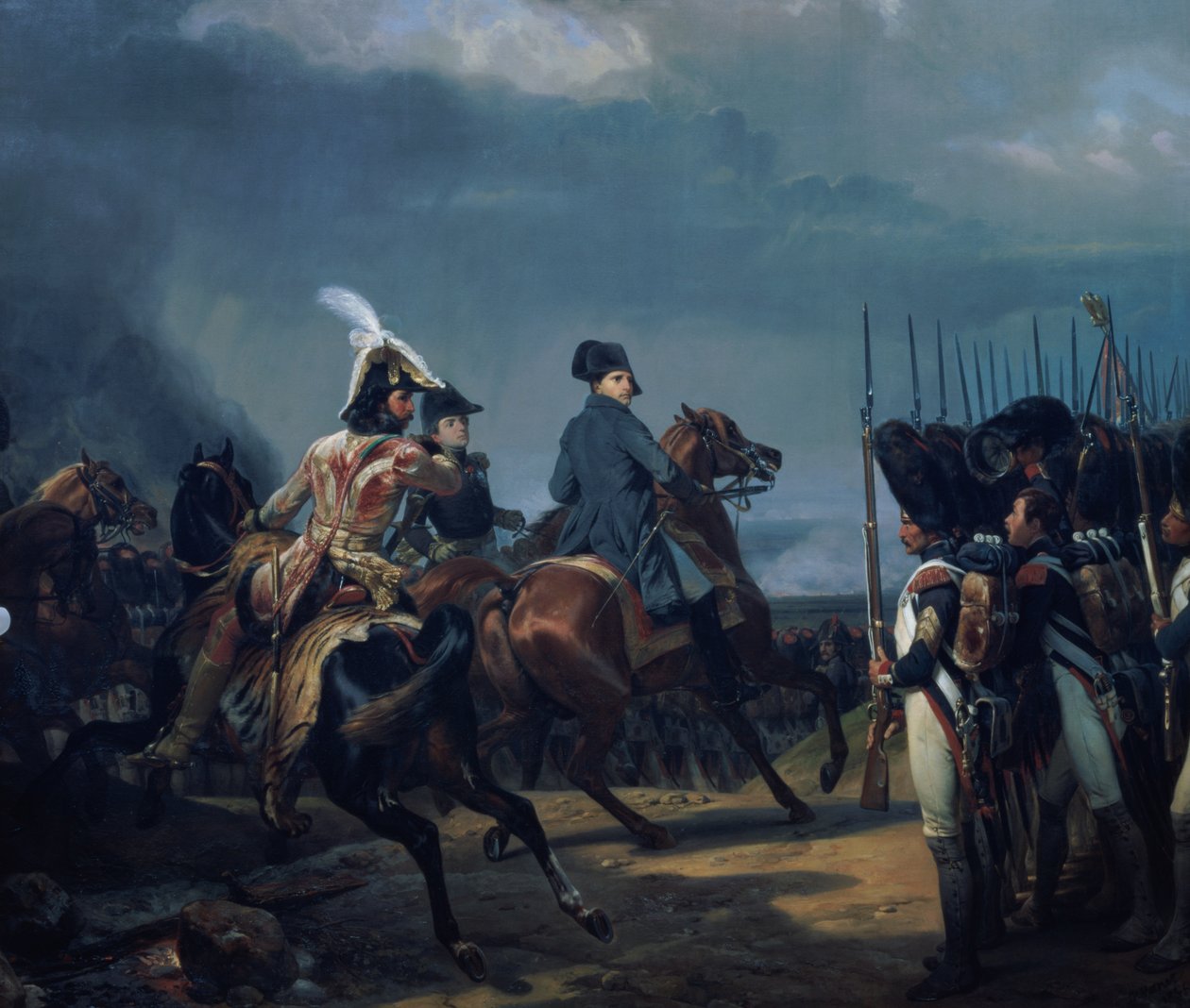 Die Schlacht von Jena, 14. Oktober 1806 von Emile Jean Horace Vernet